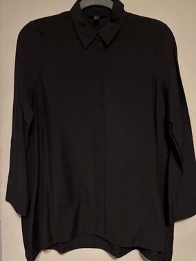 COS Black Button-Down Shirt